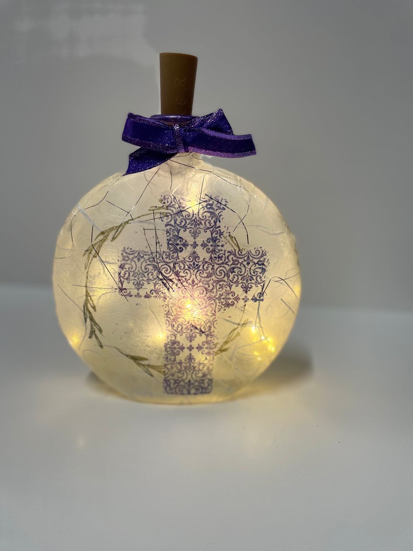 Purple Cross Night Light