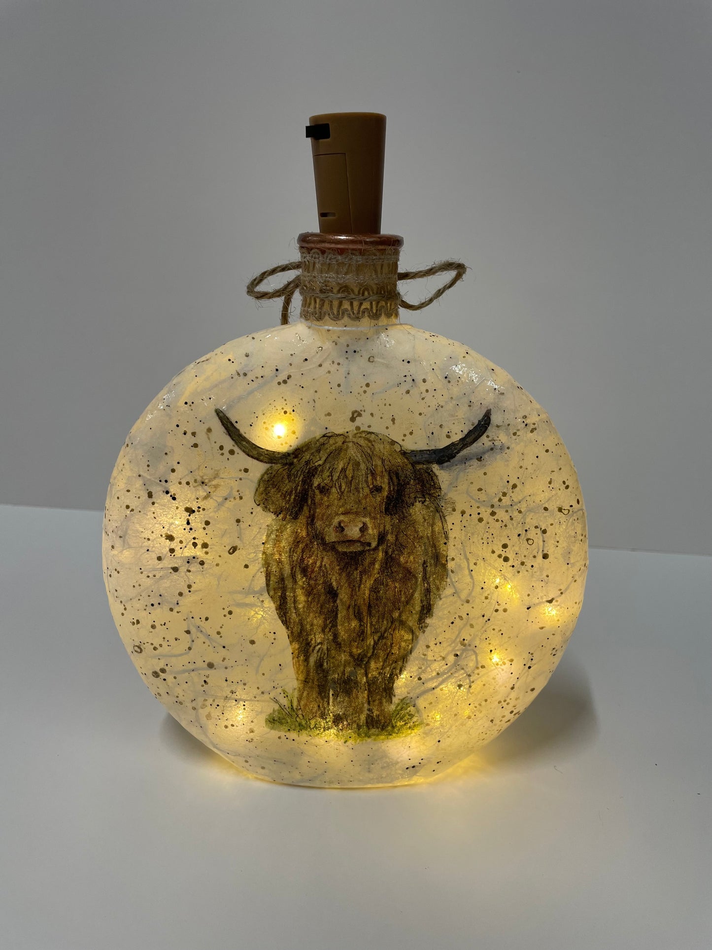 Scottish Highland Cow Night Light