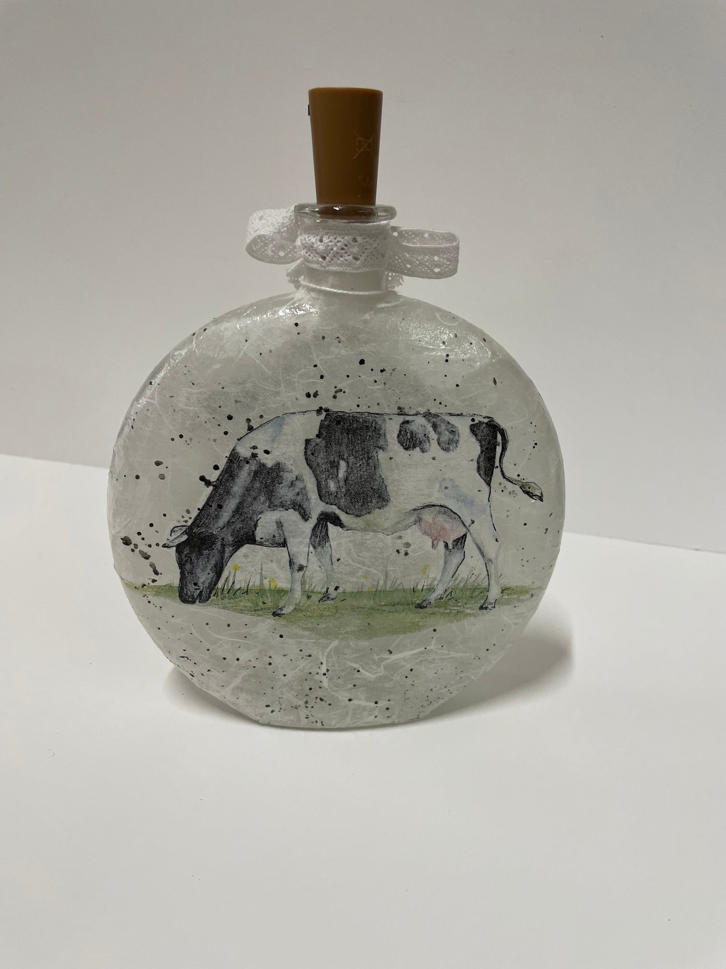 Black and White Holstein Cow NIght Light